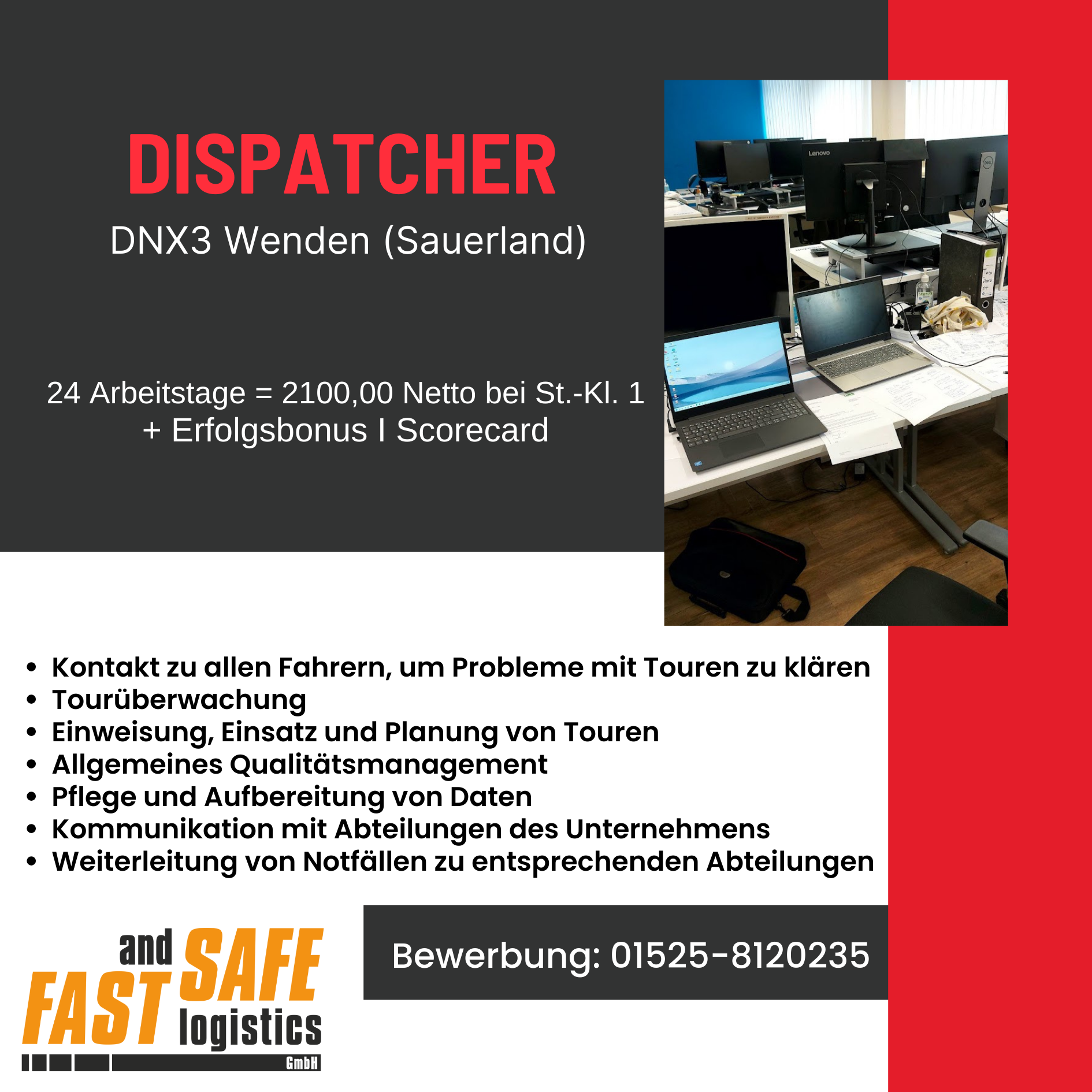 Dispatcher DNX3 Wenden Amazon